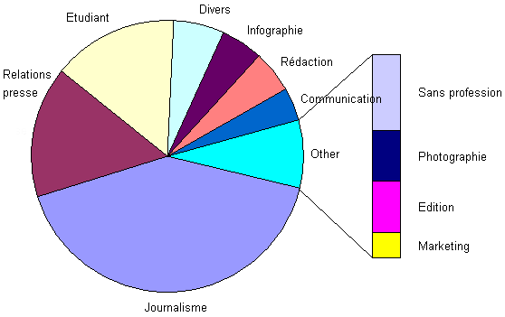 Profession des visiteurs de Categorynet.com