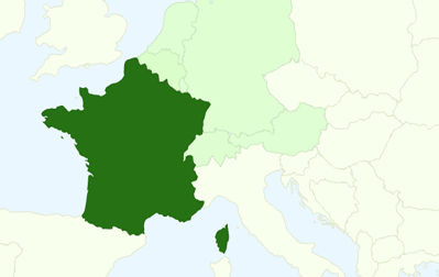 Visiteurs de Categorynet.com en Europe