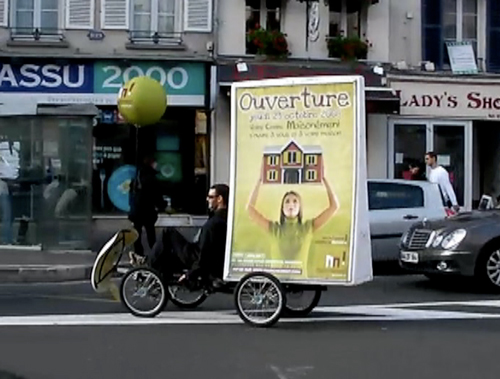 Le nouveau centre commercial Maisonément utilise Promobike afin de promouvoir son ouverture