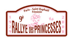 Plaque de la 9ème édition du Rallye des Princesses
